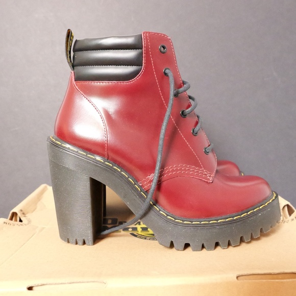 NEW* Dr. Marten Persephone boots in cherry Size 6 - Picture 7 of 11